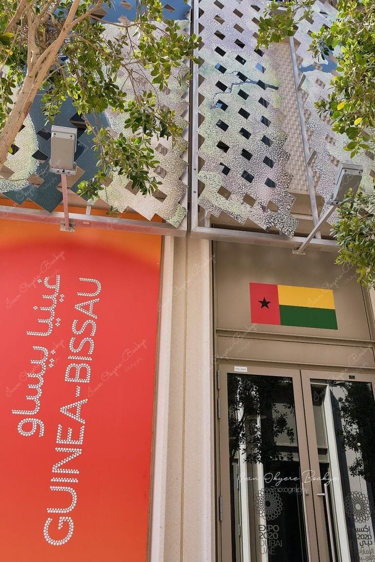 The Guinea-Bissau Pavilion in the Opportunity District section of the Dubai Expo 2020, Dubai, UAE