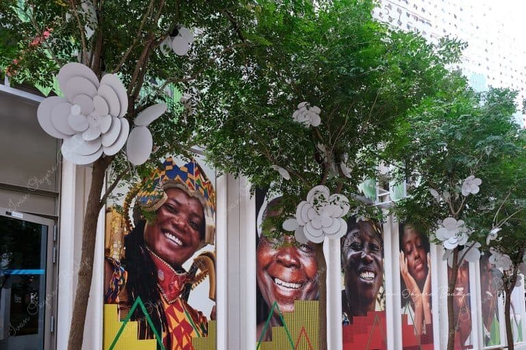 The Ghana Pavilion in the Opportunity District section of the Dubai Expo 2020, Dubai, UAE