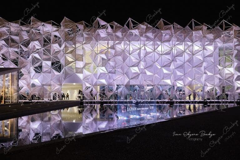 The Japan Pavilion in the Opportunity District section of the Dgubai Expo 2020, Dubai, UAE