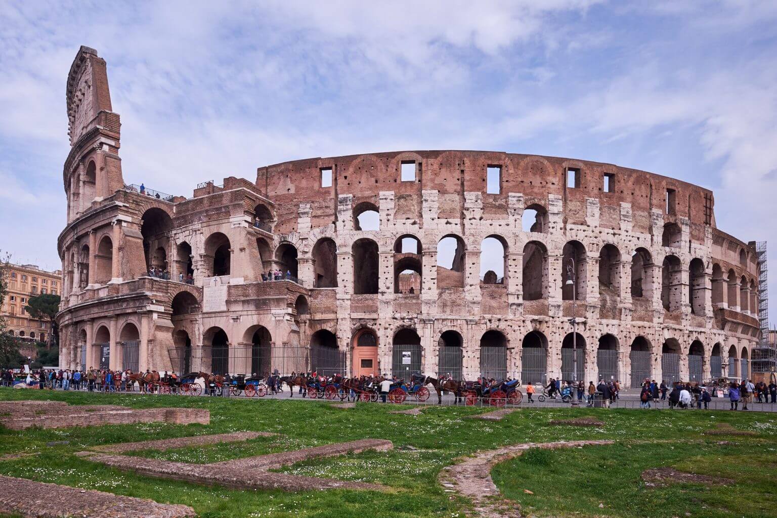 The magnificent Colosseum in Rome, Italy
