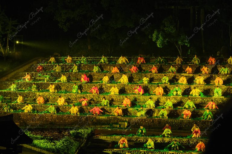 Scene from the Yangshuo Impression Liu Sanjie night water show, Guilin, China