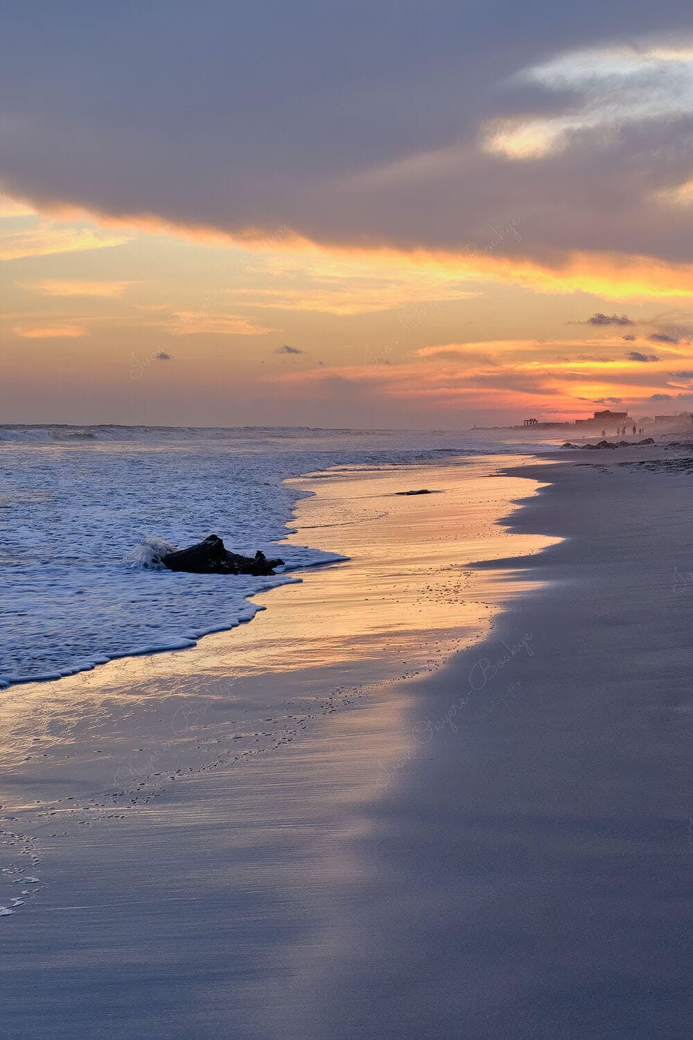 Magical sunset view of Labadi Beach in Accra Ghana
