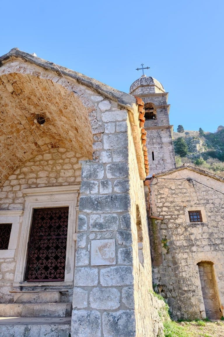 The Church of Our Lady of Remedy on San Giovanni hill, Kotor, Montenegro