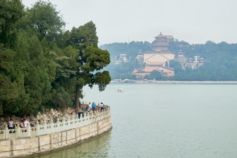 The tranquil Kunming Lake and the Summer Palace, Beijing, China