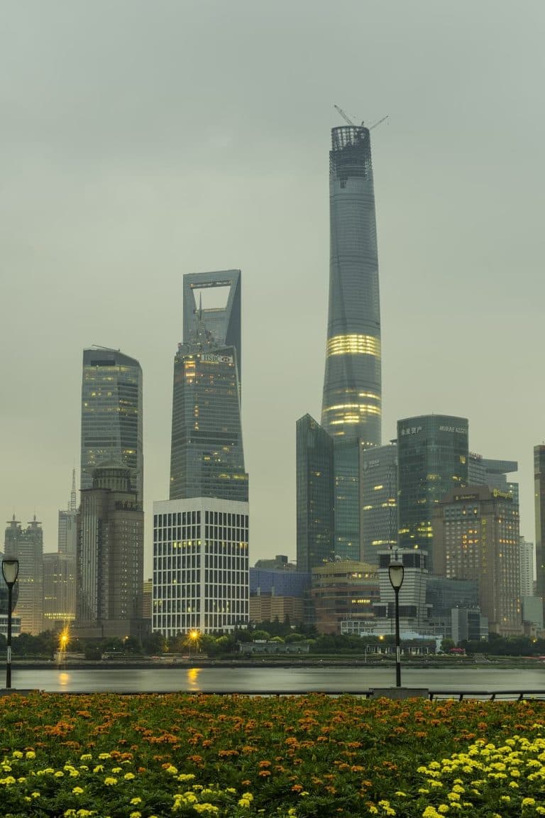 Shanghai World Financial Center from The Bund, Shanghai, China