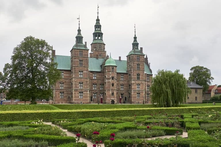 Stunning Rosenborg Castle and landscaped garden, Copenhagen, Denmark