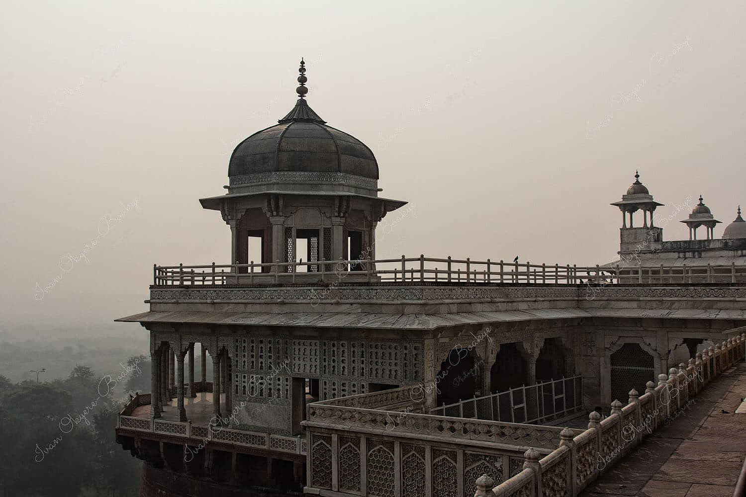 Jahangiri Mahal Palace in Agra Fort at Agra, India