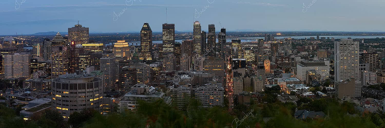 View from Belvedere Kondiaronk, Montreal, Canada