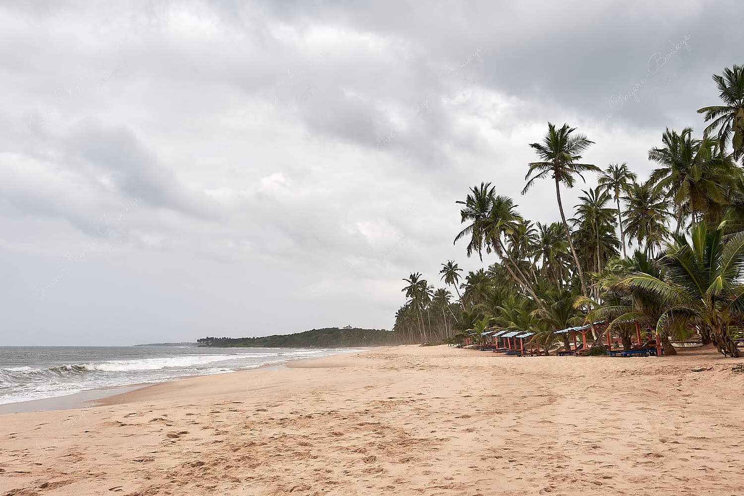 The gorgeous white sands and unspoilt natural beauty of Tills Beach, Gomoa Fetteh, Ghana