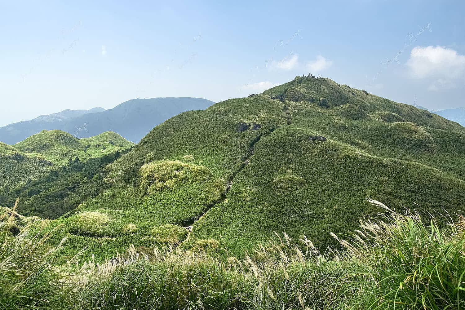 View from Mt. Qixing Trail in Yangmingshan National Park, Taiwan