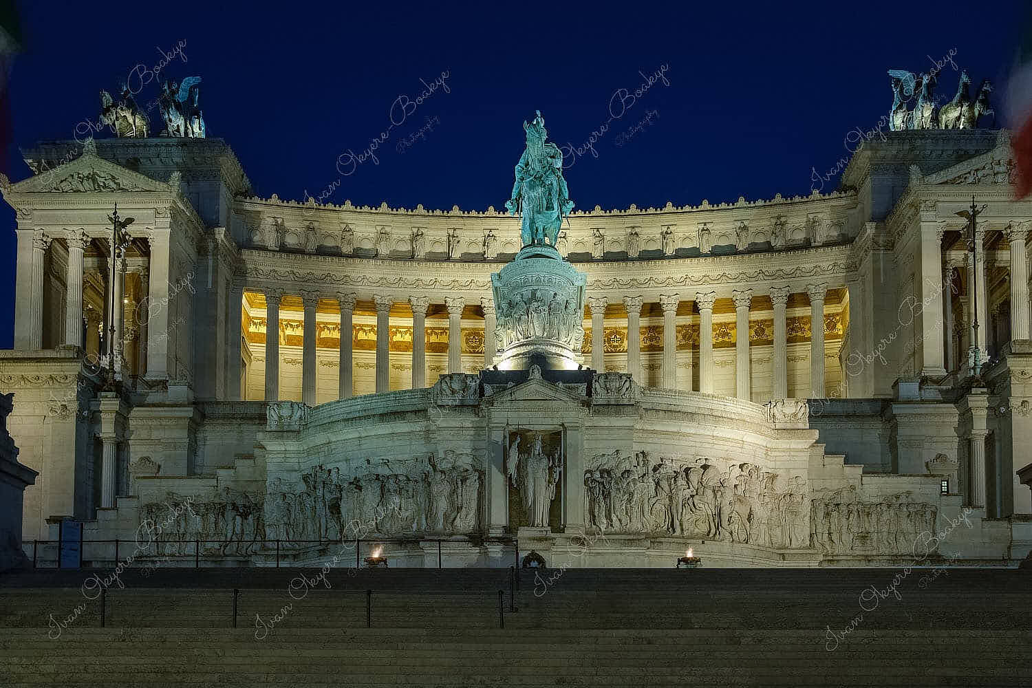 The Altare della Patria (Altar of the Fatherland) in Rome, Italy