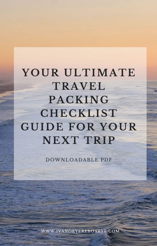 Ultimate Travel Packing Checklist Guide
